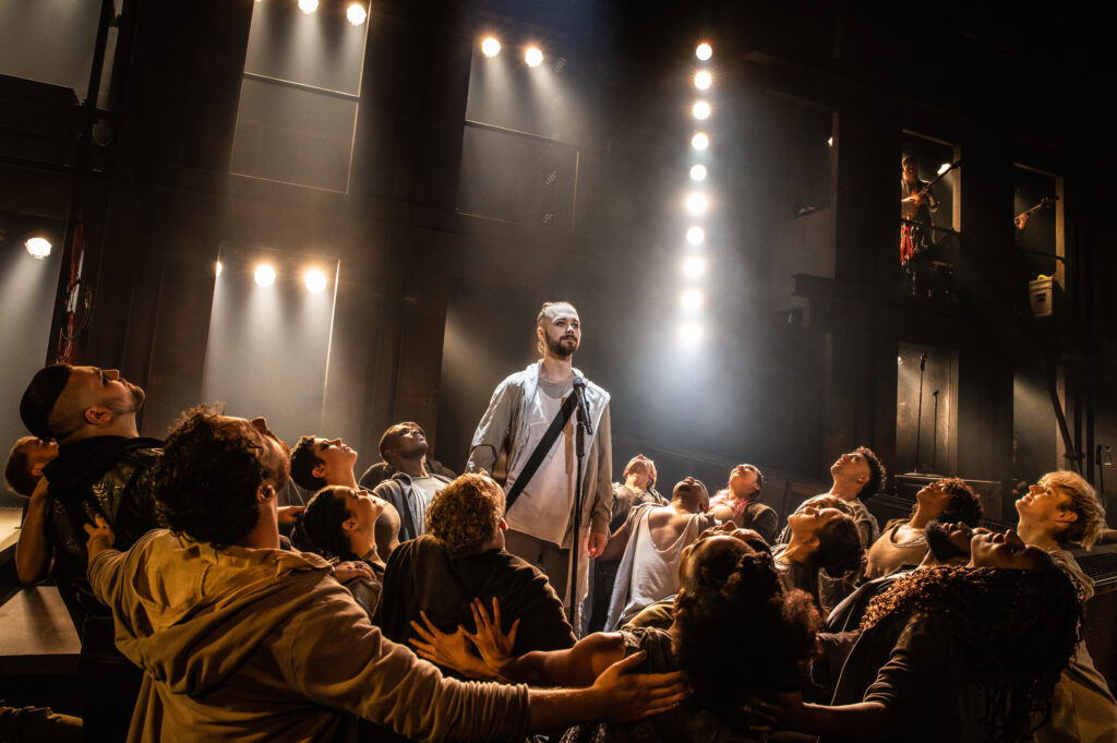 Jack Hopewell and the American cast of Jesus Christ Superstar