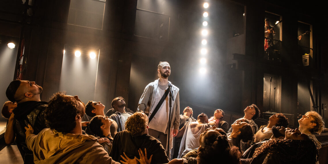 Jack Hopewell and the American cast of Jesus Christ Superstar