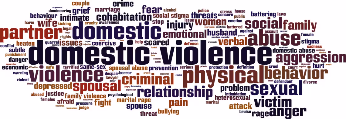 Community Wearing Orange and Saying “NO” to Domestic Violence