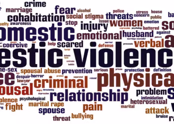Community Wearing Orange and Saying “NO” to Domestic Violence