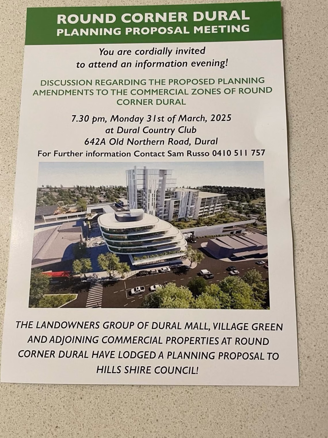 Planning Proposal To Turn Rural Village