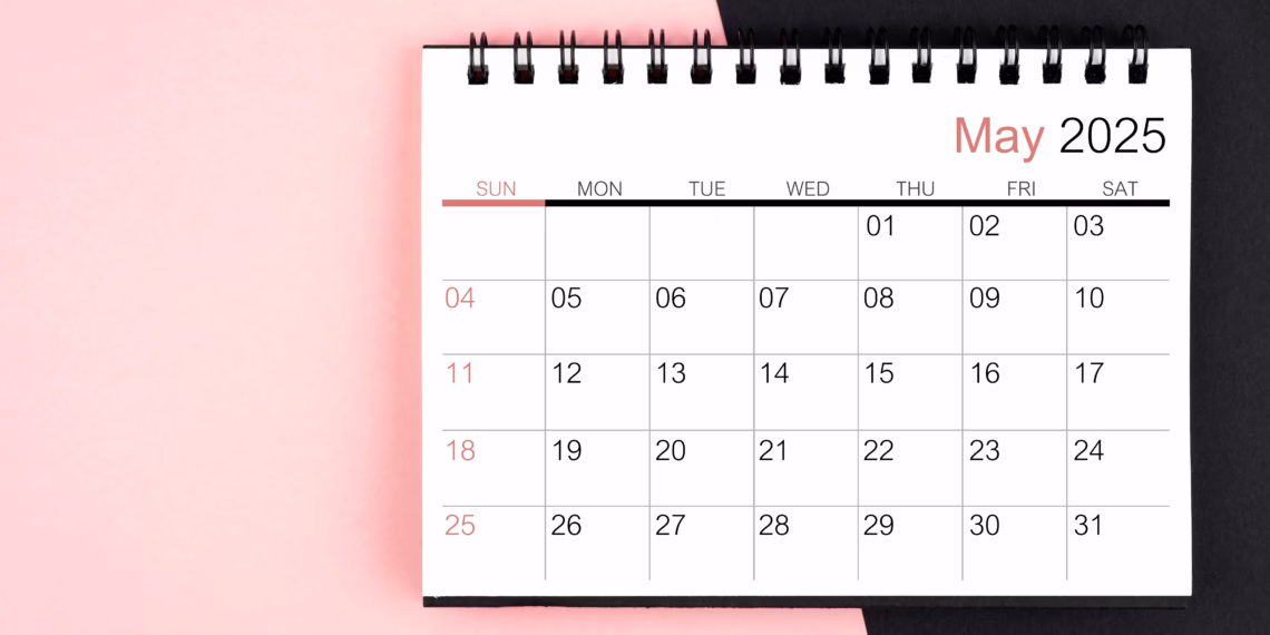 Welcome to May!