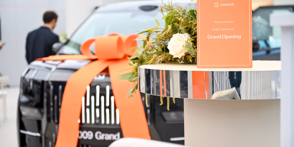 Zeekr Dealership Opens in  Chatswood
