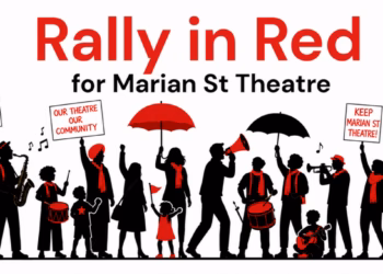 Rally in Red to Save Ku-ring-gai’s Marian St Theatre